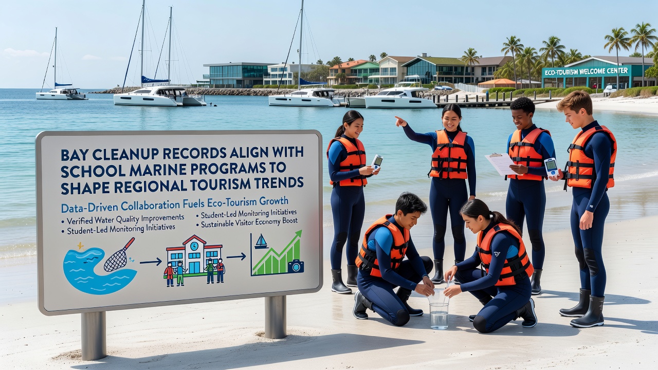 Regional Tourism Trends Shaped by Bay Cleanup Records and School Marine Programs